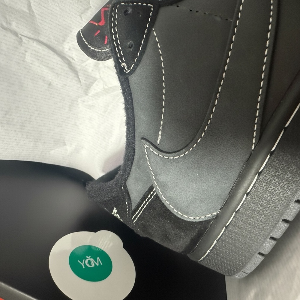 Travis Scott Phantom Black AJ1 Retro Low OG SP/ DM7866-001 - Picture 5 of 12